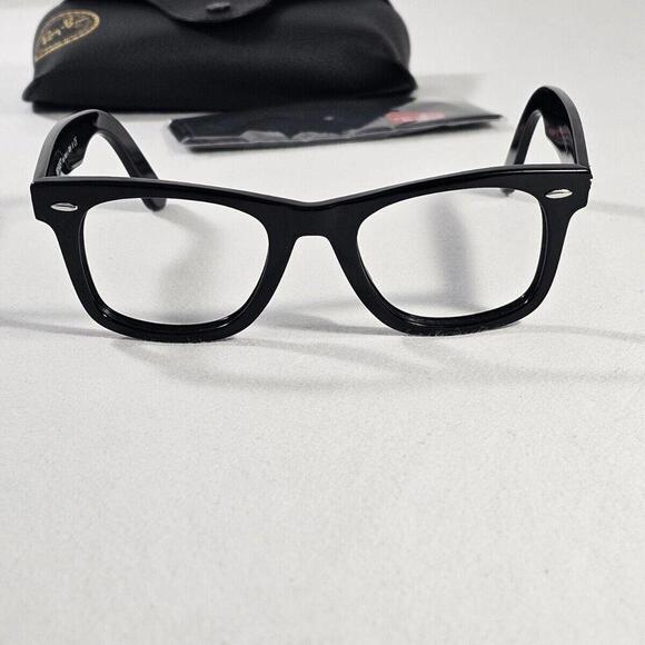 Ray-Ban Original Wayfarer RB2140 Italy Black Frames with Case 50-22 - Picture 7 of 12